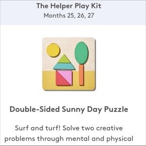 Double Sided Lovevery Puzzle